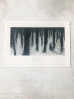 Robert Frost - Winter Woods Fine Art Print