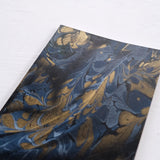 Limited Edition: Blue and Gold Marbled Notebook 02
