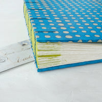 spot-coptic-album-deckled pages-exposed stitch-handmade-the idle bindery
